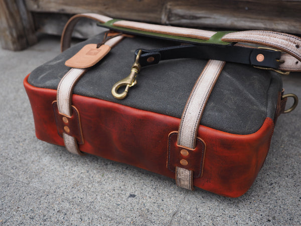 Mix and Match Briefcase in Heavy Olive