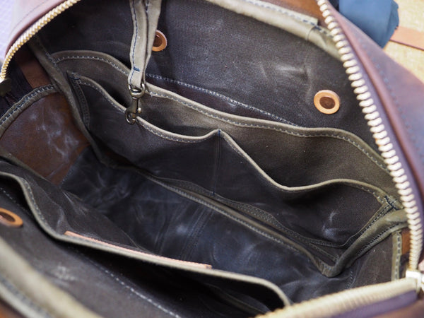 Executive Small Briefcase in Ranger Tan/Urban Brown Phoenix