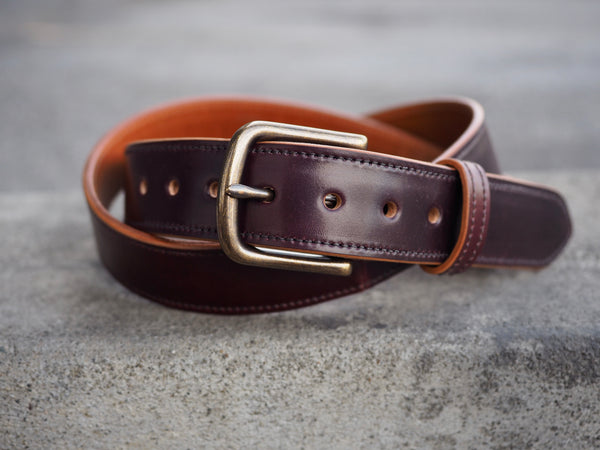 Horween Color 8 Shell Cordovan Belt