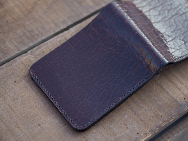 Standard Wallet in Pecan American Bison