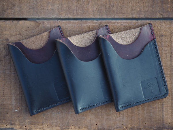 Minimalist Front Pocket Wallet in Black/Color 8 Chromexcel